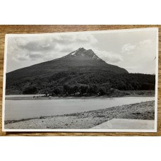 USHUAIA TIERRA DEL FUEGO ANTIGUA FOTO TIPO TARJETA POSTAL CIRCA 1965 RIO LAPATAIA
